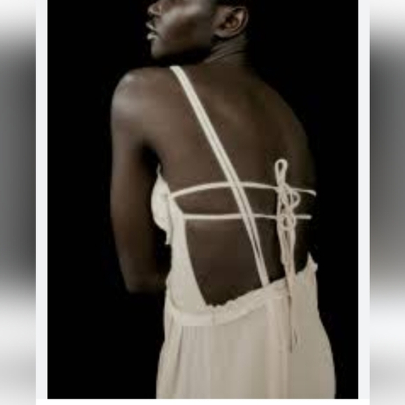 ZARA long strappy Casual Flowy Summer dress - Picture 3 of 12